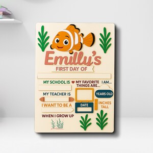Enseigne personnalisée pour la rentrée des classes, Commission scolaire personnalisée pour la rentrée, Photo accessoire pour l'école, Décoration pour la rentrée des classes, Souvenir d'école pour les enfants