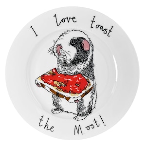 I Love Toast the Most!&#39; Side Plate