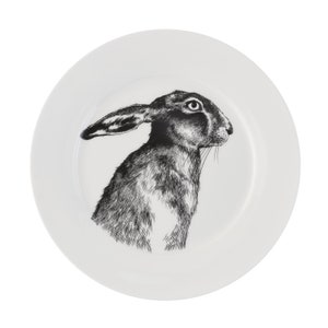 British Wildlife Collection - Hare dinner plate