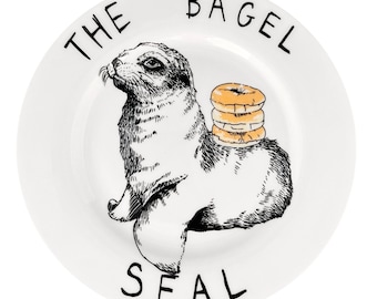 The Bagel Seal' Side Plate