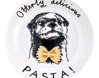 Sottobicchiere Umoristico 'Otterly Wasted' In Melamina Con Sughero, 10x10 Cm, Regalo Divertente