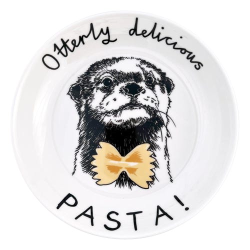 Otterly Delicious Pasta!' Otter Pasta Bowl