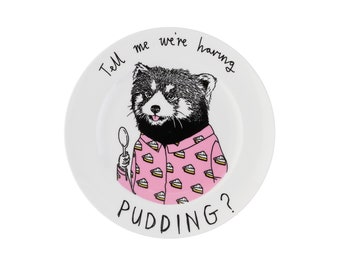 Tell Me We're Having Pudding?' Side Plate