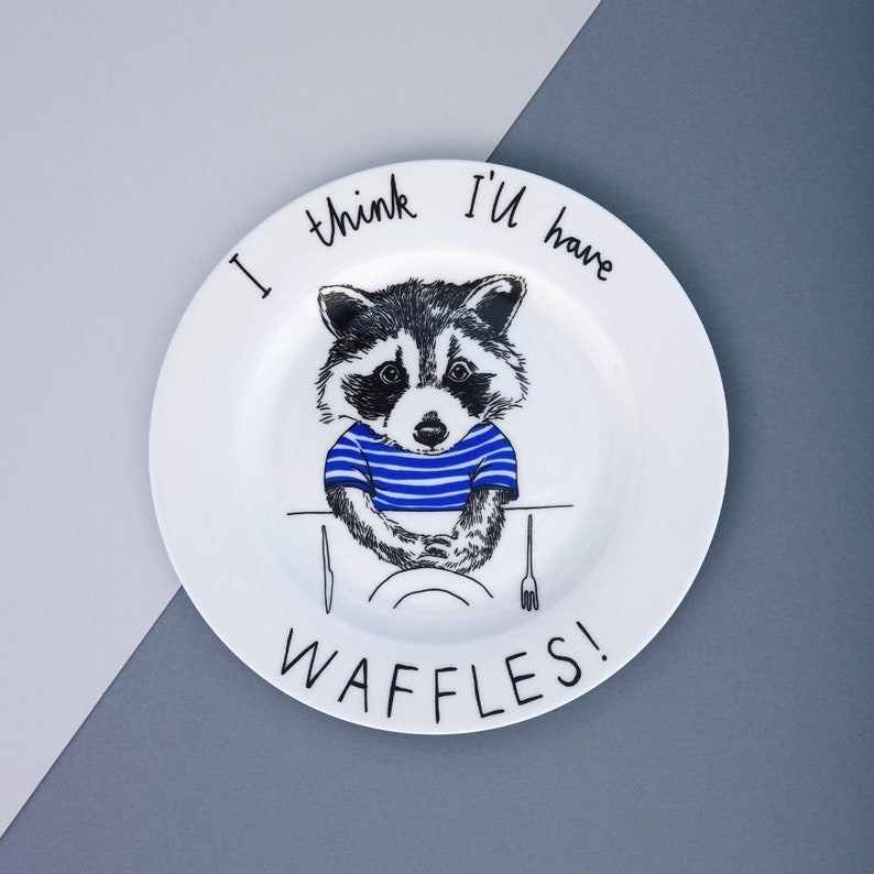 I Think I'll Have Waffles' Side Plate image 2