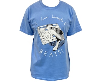 T-shirt - Biscuits and Beats (Blue)