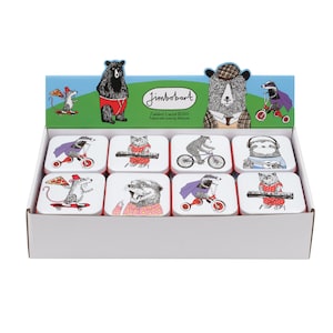 Square Pocket Tins with Fudge