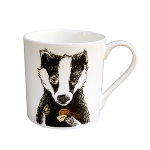B - Alphabet of Snacking Animals Mug