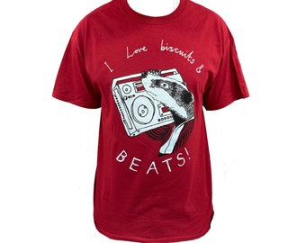 T-shirt - Biscuits and Beats (Red)