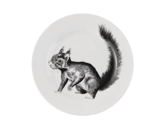 British Wildlife Collection - Squirrel side plate
