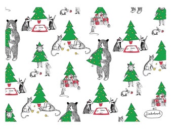 Jimbob Christmas Wrap - 5 Sheets of Wrapping Paper