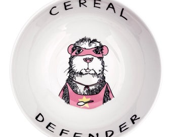 Cereal Defender' Guinea Pig Bowl