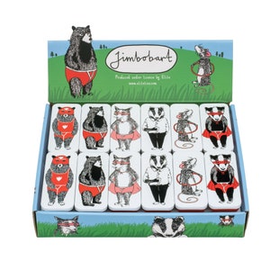 Mini Latas Deslizantes Menta - Animales
