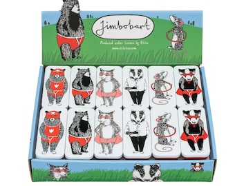 Mini Mint Slider Tins - Animals