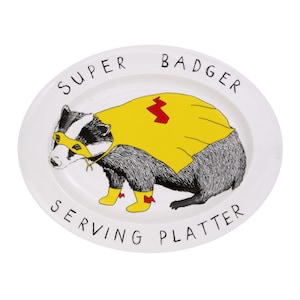 Super Badger Serving Platter