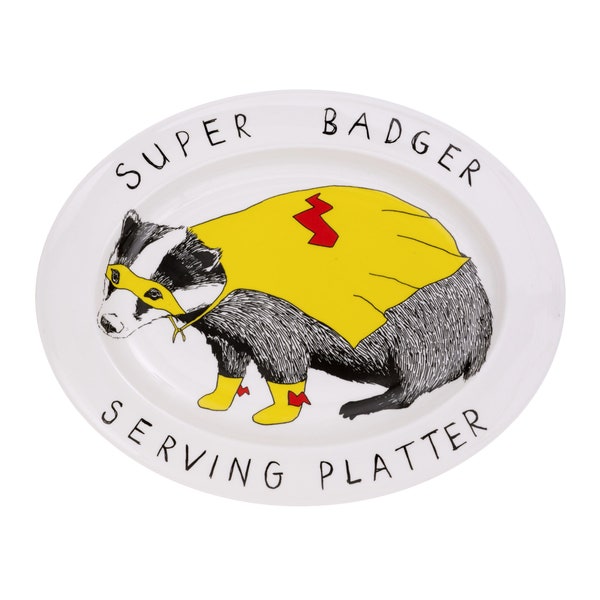 Super Badger Serving Platter