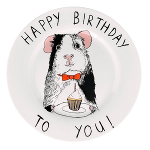 Herzlichen Glückwunsch zum Geburtstag zu Ihnen Beilagenteller