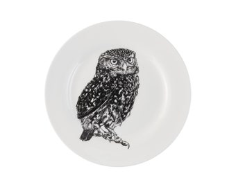 British Wildlife Collection - Owl side plate