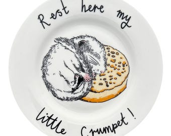 Rest here my little crumpet! Side Plate