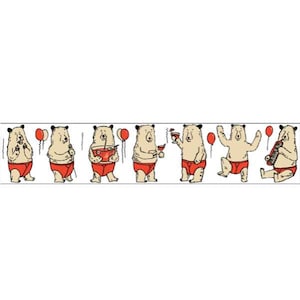 Bear Party white tape