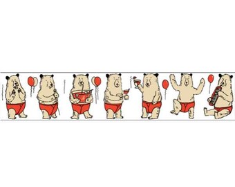 Bear Party white tape