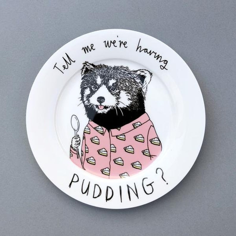 Tell Me We're Having Pudding' Side Plate image 2