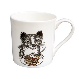 W - Alphabet of Snacking Animals Mug