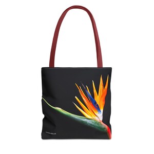 Tote Bag - Vibrant Bird of Paradise Floral Design, Perfect for Beach Days and Everyday Use
