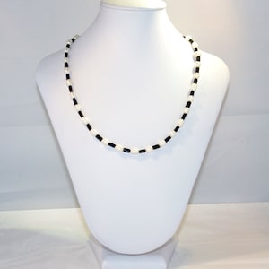 Onyx & Pearl Necklace