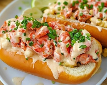 Receta de rollitos de langosta con toques picantes, receta para fiestas, receta familiar, receta para imprimir, receta sencilla, receta fácil, postre para cocinar y hornear, receta para mamá