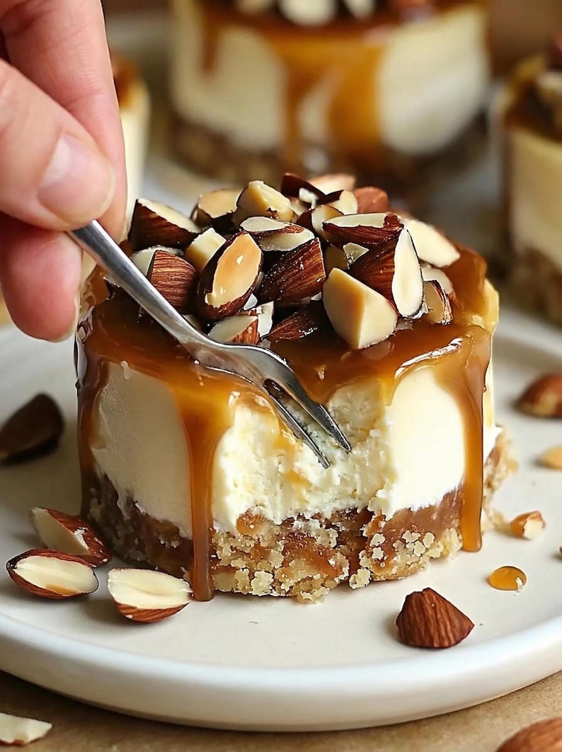 No-Bake Mini Turtle Cheesecakes, easy recipe, simple recipe, instant download, no-bake dessert, mini, elegant, entertaining, homemade image 11