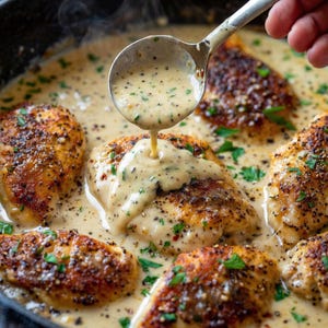 Creamy Garlic Parmesan Chicken Recipe Printable PDF, Easy Chicken Recipe, Family Dinner Recipe Digital Download, Happy meal, recipe book image 9