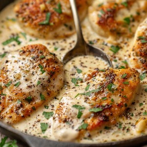 Creamy Garlic Parmesan Chicken Recipe Printable PDF, Easy Chicken Recipe, Family Dinner Recipe Digital Download, Happy meal, recipe book image 11