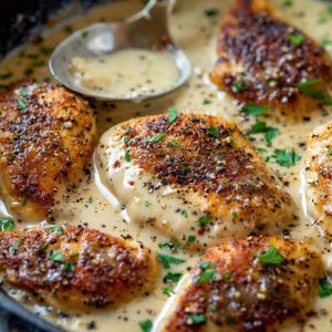 Creamy Garlic Parmesan Chicken Recipe Printable PDF, Easy Chicken Recipe, Family Dinner Recipe Digital Download, Happy meal, recipe book image 6