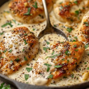 Creamy Garlic Parmesan Chicken Recipe Printable PDF, Easy Chicken Recipe, Family Dinner Recipe Digital Download, Happy meal, recipe book image 10