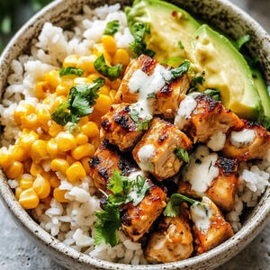 Street Corn Chicken Bowl Recipe PDF, Mexican Inspired Easy Chicken Recipe, Family Dinner Recipe, Meal Prep Recipe eBook, Easy Dinner Recipe
