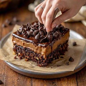 Receta de pastel de chocolate alemán (PDF imprimible), receta de pastel de cumpleaños, receta de pastel fácil, postre con glaseado de coco y nueces, descarga instantánea imagen 3