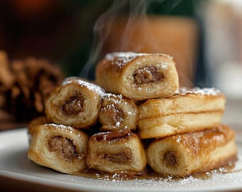 Receta de tostadas francesas con rollo de canela, receta fácil, receta sencilla, descarga de recetas, receta de desayuno, receta de brunch, libro de recetas familiares, postre
