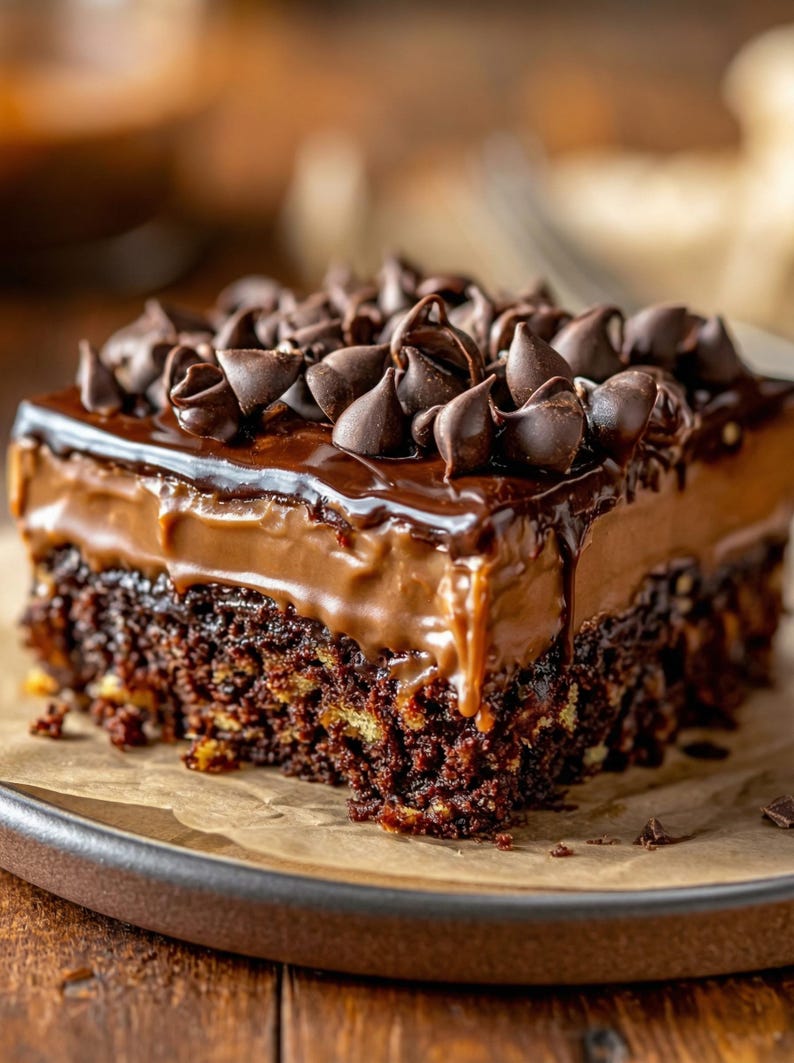 Receta de pastel de chocolate alemán (PDF imprimible), receta de pastel de cumpleaños, receta de pastel fácil, postre con glaseado de coco y nueces, descarga instantánea imagen 6
