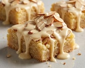 Almond Banket Bars Recipe, Printable PDF, easy recipe, gift ideas for cook , family recipe book (Digital Download)