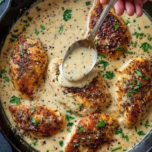 Creamy Garlic Parmesan Chicken Recipe Printable PDF, Easy Chicken Recipe, Family Dinner Recipe Digital Download, Happy meal, recipe book image 8