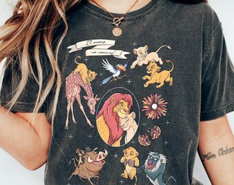 Comfort Colors Hakuna Matata Shirt , Disney Simba and Nala Shirt, Magic Kingdom Tee, Lion King Shirt, Animal Kingdom Shirt,Disneyworld Shirt