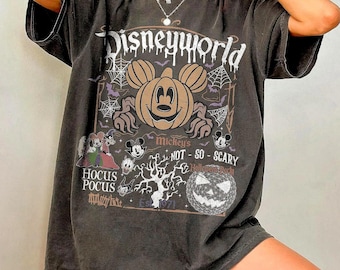 Vintage Disneyworld Est.1971 Halloween-shirt, Disney Halloween-shirt, Hocus Pocus-shirt, Halloweenfeest, Mickey's Not So Scary Party-shirt