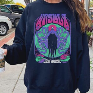 Vintage Ursula Sea Witch Seventies Poor Unfortunate Soul Comfort Colors Shirt, The Little Mermaid Disney Villains T-shirt, Disneyland Trip image 2