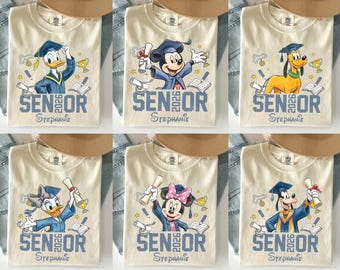 Camiseta personalizada Mickey & Amigos Formandos 2026, Camiseta Viagem de Formatura Disney, Camiseta Turma da Formatura, Camiseta Formatura Disney, Camiseta Formatura Disney 2026