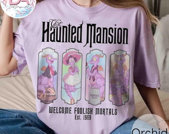 Retro Figment Dragon Epcot Shirt, Haunted Mansion Stretching Room Tee, Disney Parks Halloween Shirt, Mickey’s Not So Scary Party Family Trip