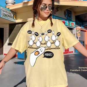 Finding Nemo Seagull Mine Mine Mine Comfort Colors Shirt, Walt Disney World, Funny Disney T-shirt, Disneyland Family Trip, Finding Nemo Tee image 6