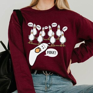 Finding Nemo Seagull Mine Mine Mine Comfort Colors Shirt, Walt Disney World, Funny Disney T-shirt, Disneyland Family Trip, Finding Nemo Tee image 3