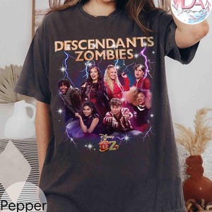 Retro Nachkommen Zombies World Tour Comfort Farben Shirt, Disney Der Aufstieg der roten Gruppe Shirt, Sommer Musik Festival 2025 Shirt