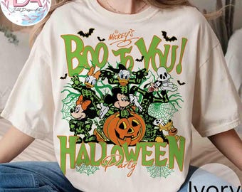 Camiseta retrô Mickey Minnie Ghost Halloween, camiseta Mickey's Not So Scary Halloween Party, camiseta Boo To You Spooky Season, Disney World Halloween