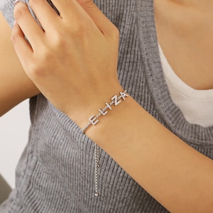 Custom Shine Name Bracelet | Personalized Bracelet | Unique Name Bracelet | Simple Bracelet | Gifts For Her